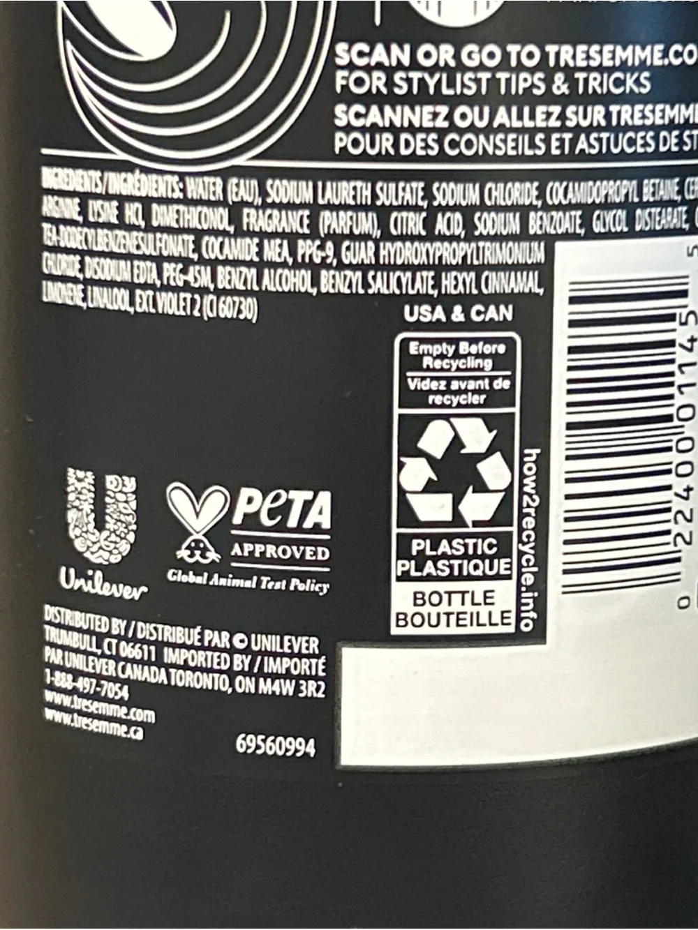 TRESemme x2 purple